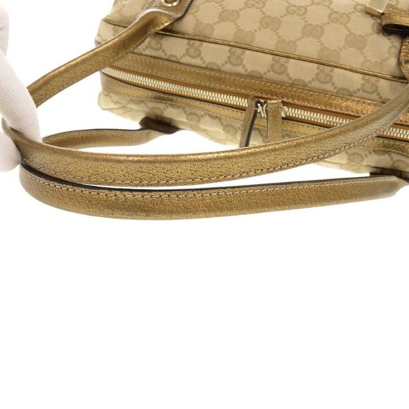 GUCCI Beige Boston Bag - Picture 6 of 8